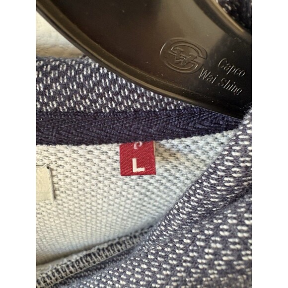 Sovereign Code Men's Blue/White Long Sleeve Hoodie Size Large - Picture 3 of 5